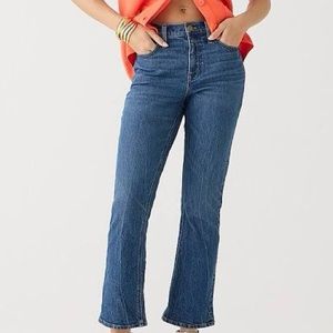J Crew Demi boot crop- dark wash